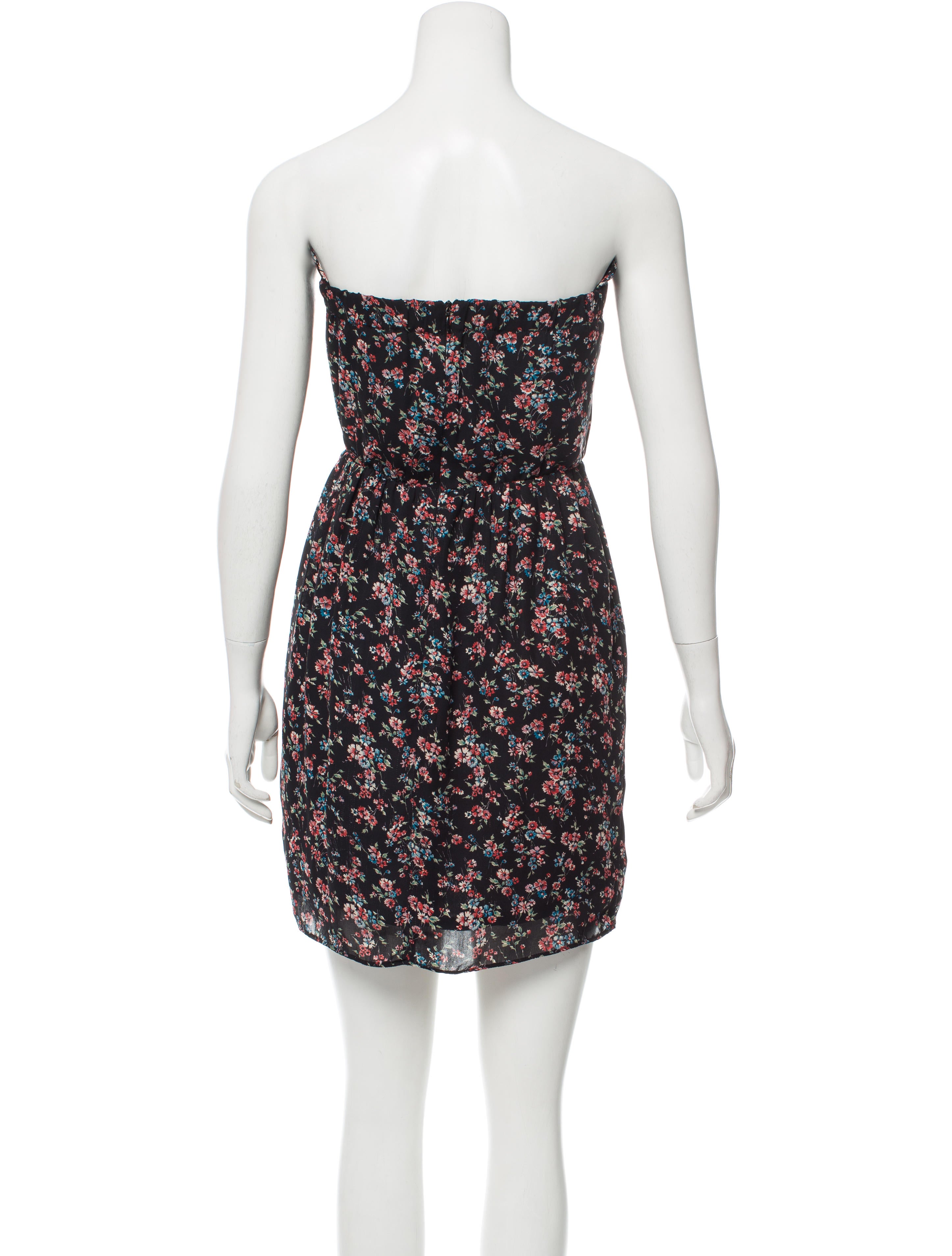 2 Die 4 Single Printed Jersey Strapless Dress sandro strapless floral print dress clothing ws227478 2 Die 4 Single Printed Jersey Strapless Dress sandro strapless floral print dress clothing ws227478