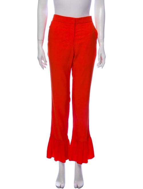 Sandro Flared Pants Orange