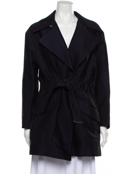 Sandro Trench Coat Blue