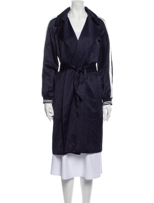 Sandro Trench Coat Blue