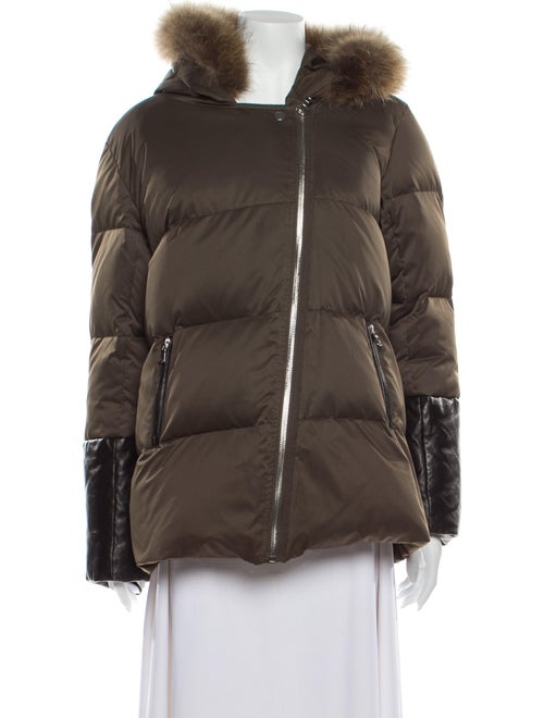 Sandro Down Coat Brown