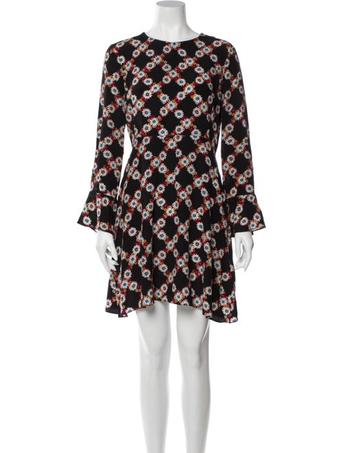 Sandro Silk Mini Dress Black