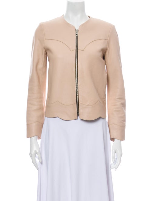 Sandro Lamb Leather Evening Jacket
