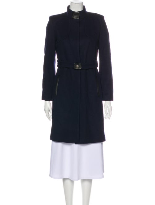 Sandro Wool Trench Coat Wool