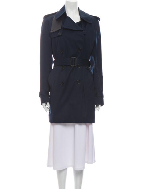 Sandro Trench Coat Blue