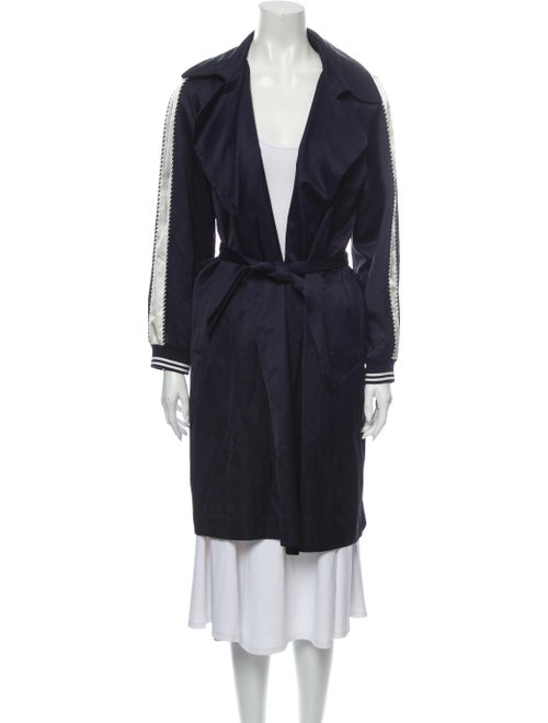 Sandro Trench Coat Blue