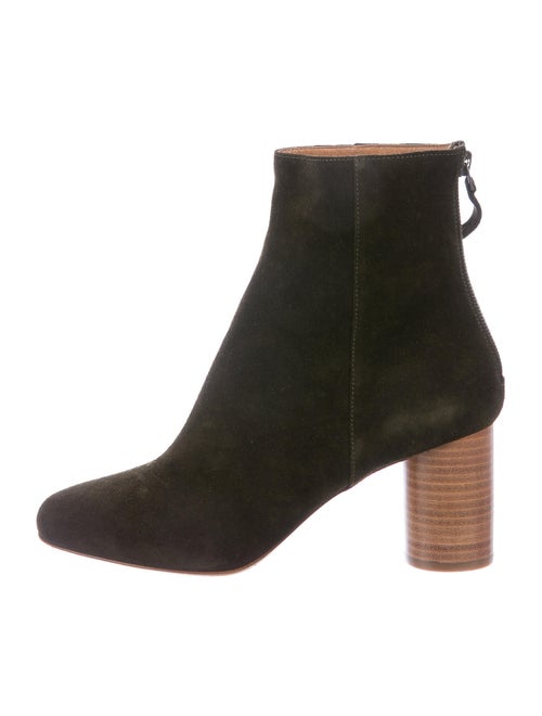 Sandro Suede Boots Green