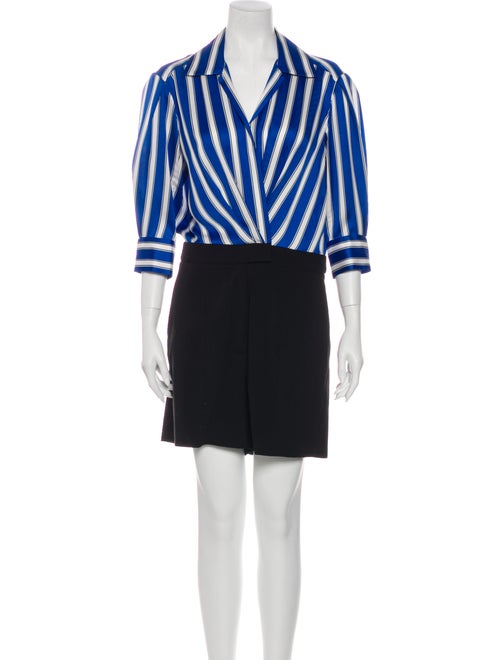 Sandro Striped Romper Black