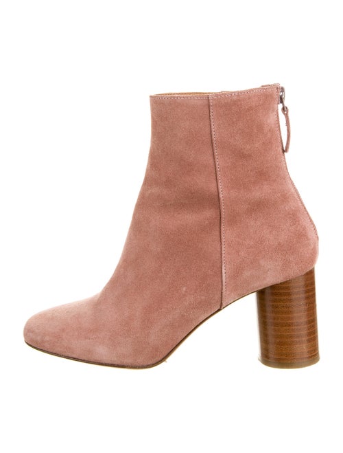 Sandro Suede Boots Pink