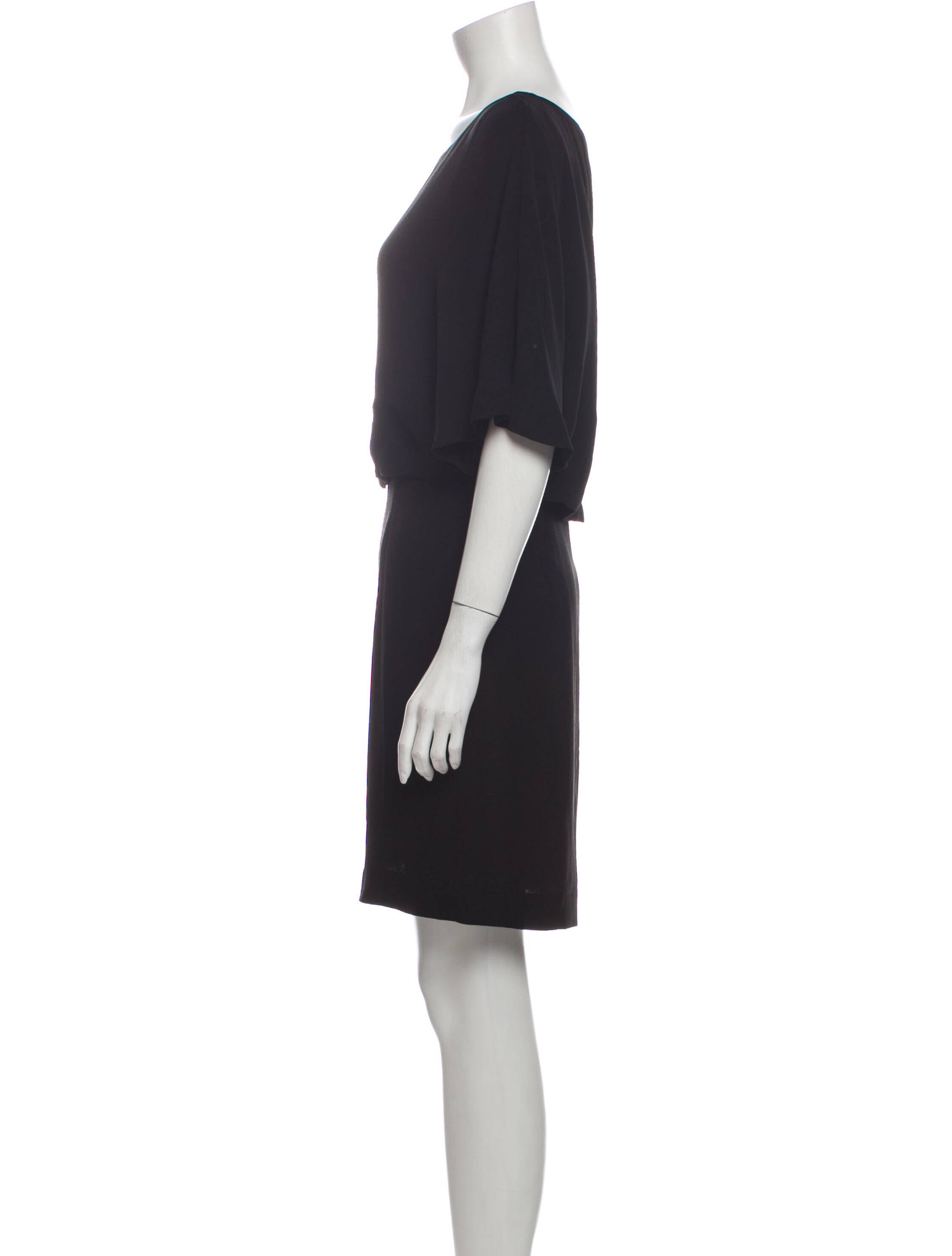 Sandro Bateau Neckline Mini Dress