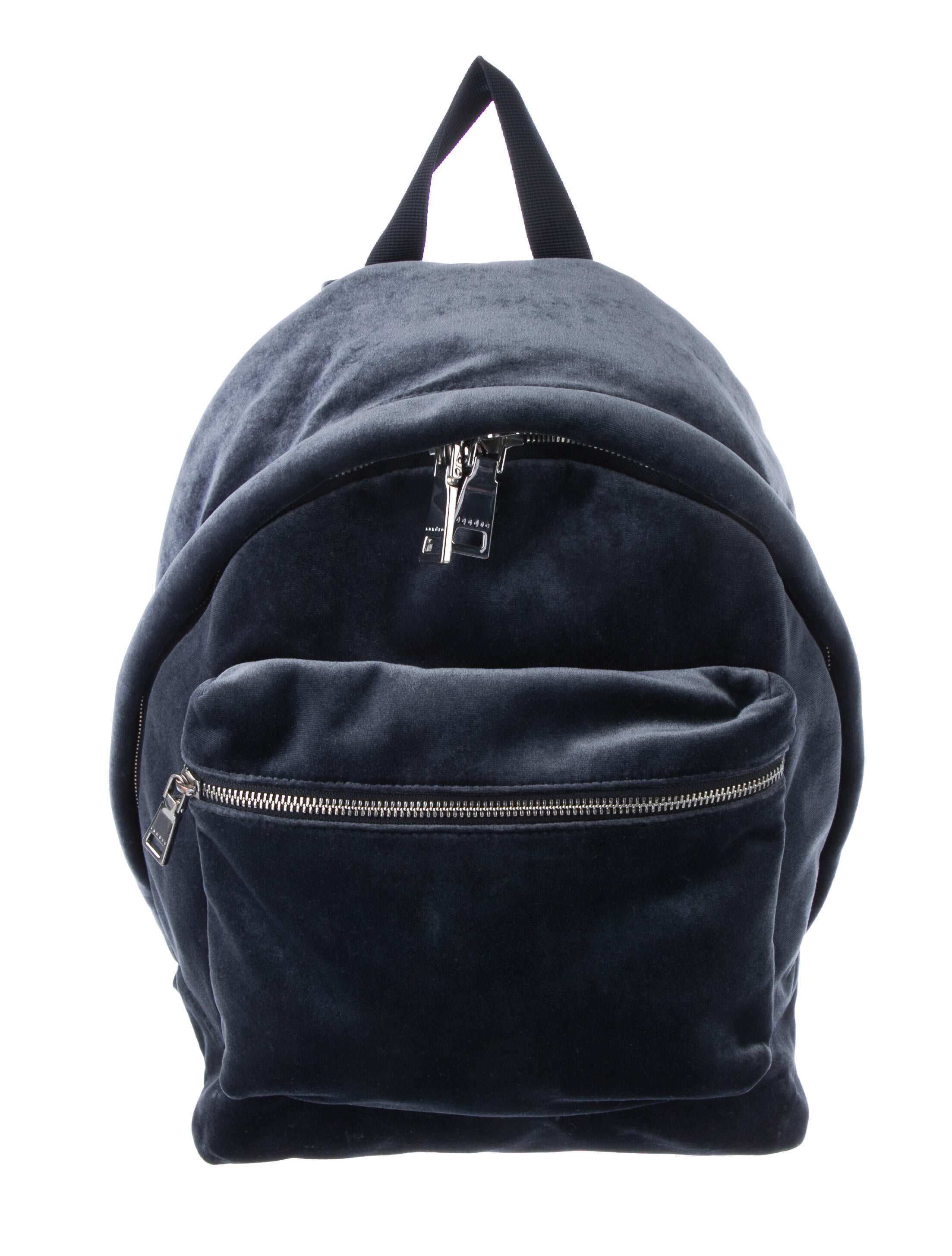 sandro velvet backpack