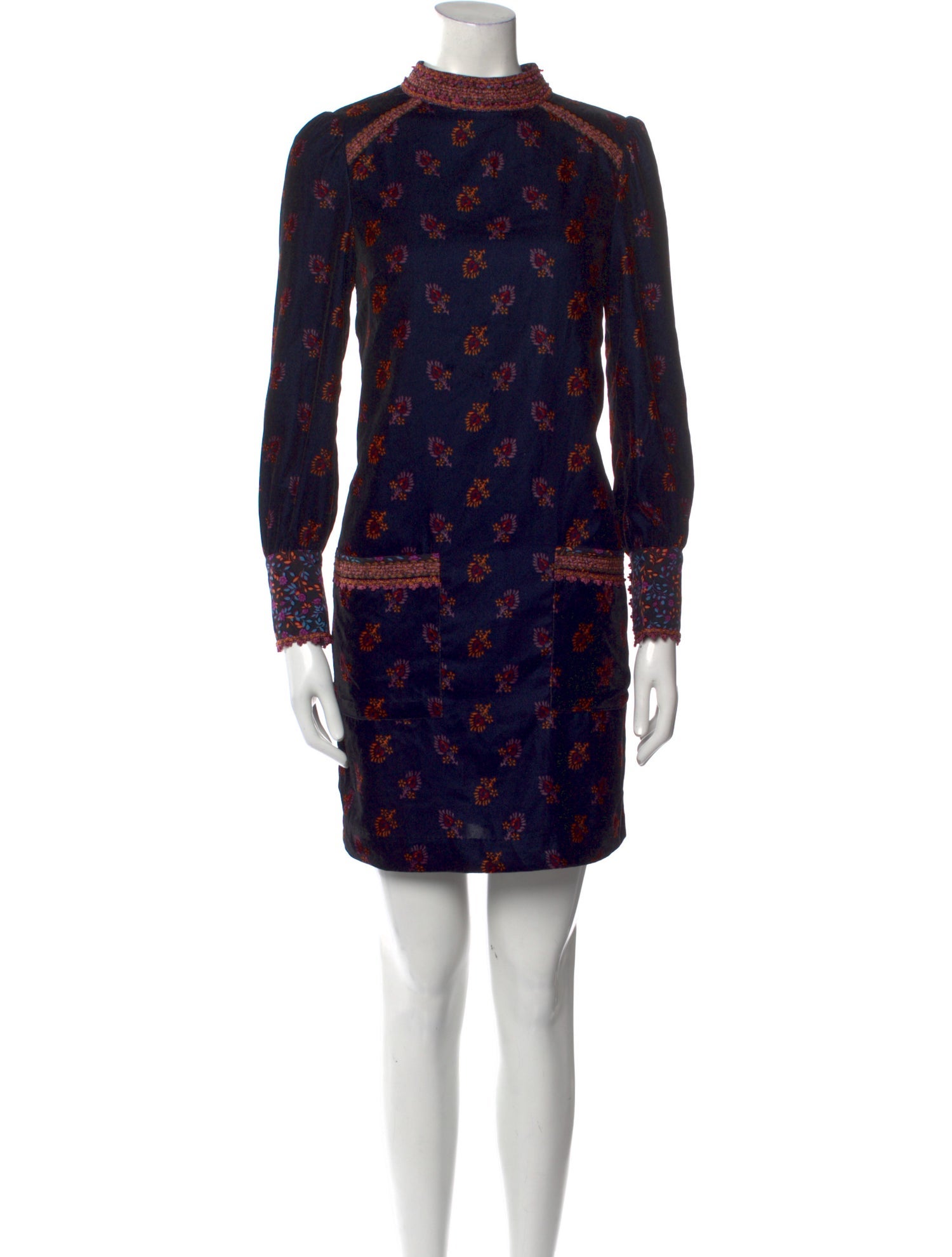 Sui by Anna Sui Floral Print Mini Dress