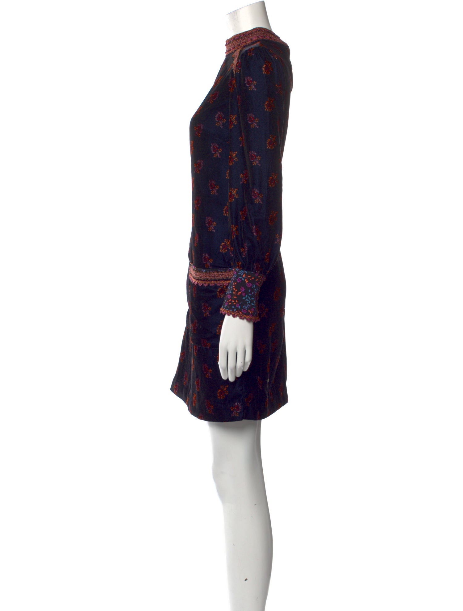 Sui by Anna Sui Floral Print Mini Dress