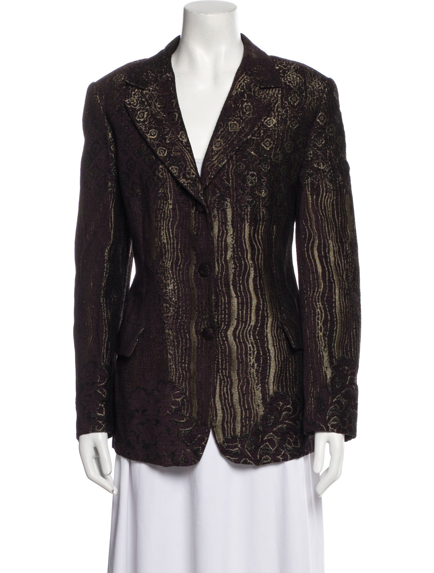 Sui by Anna Sui Striped Blazer