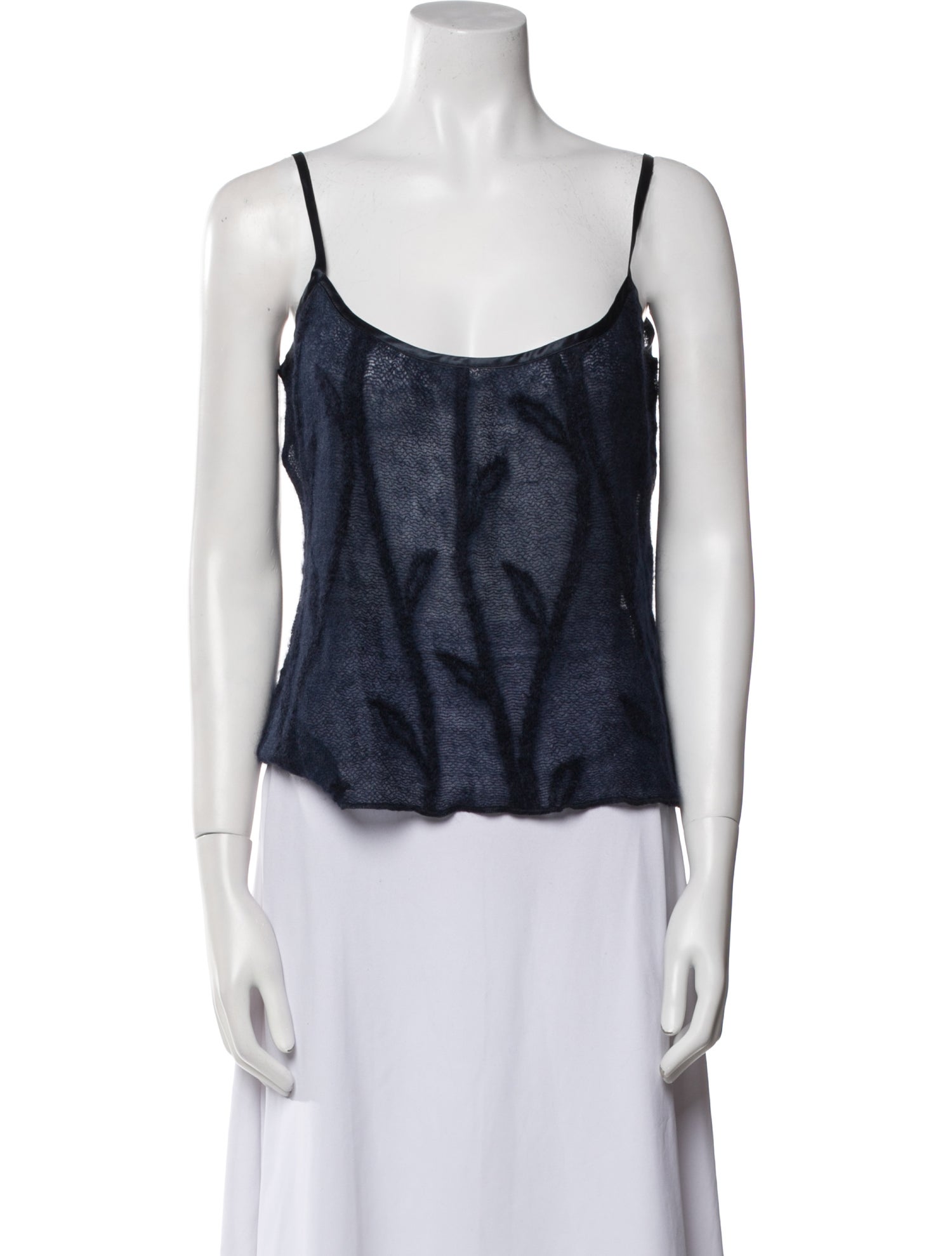 Sui by Anna Sui Printed Scoop Neck Top