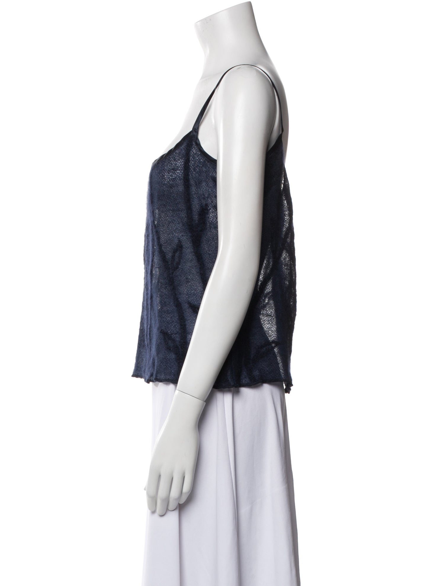 Sui by Anna Sui Printed Scoop Neck Top