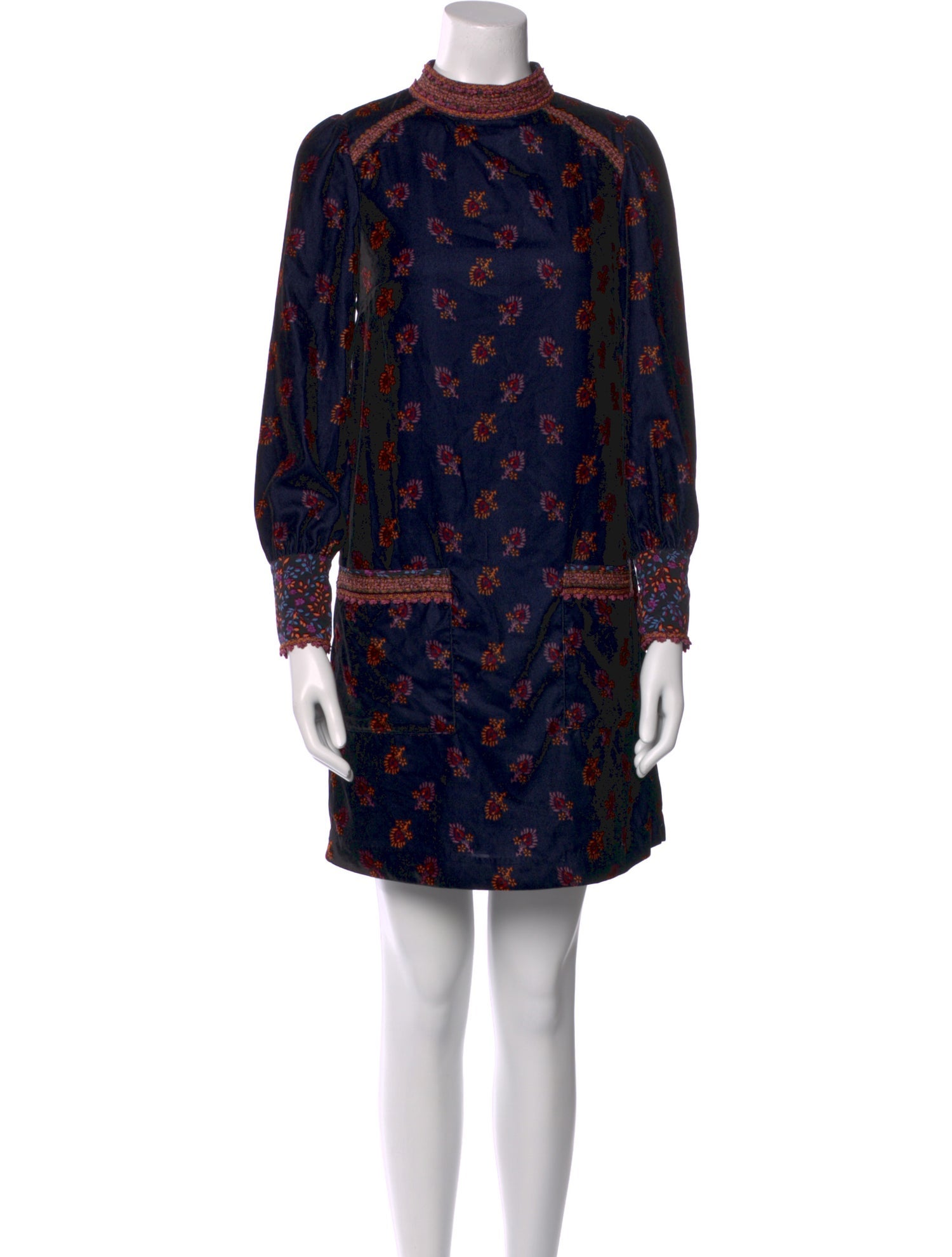 Sui by Anna Sui Floral Print Mini Dress