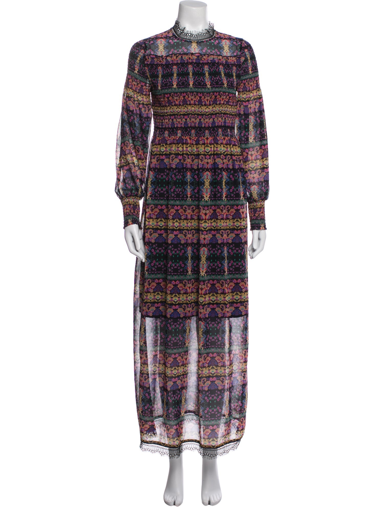 Sui by Anna Sui Printed Long Dress