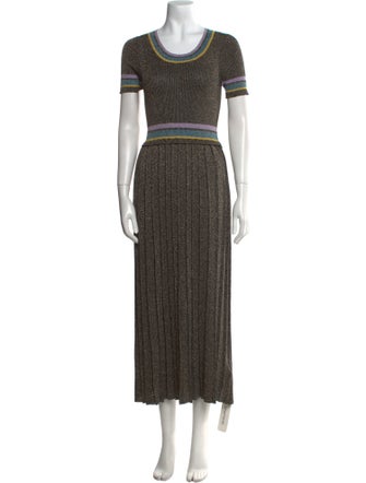 Sui by Anna Sui Striped Long Dress
