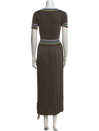 Sui by Anna Sui Striped Long Dress
