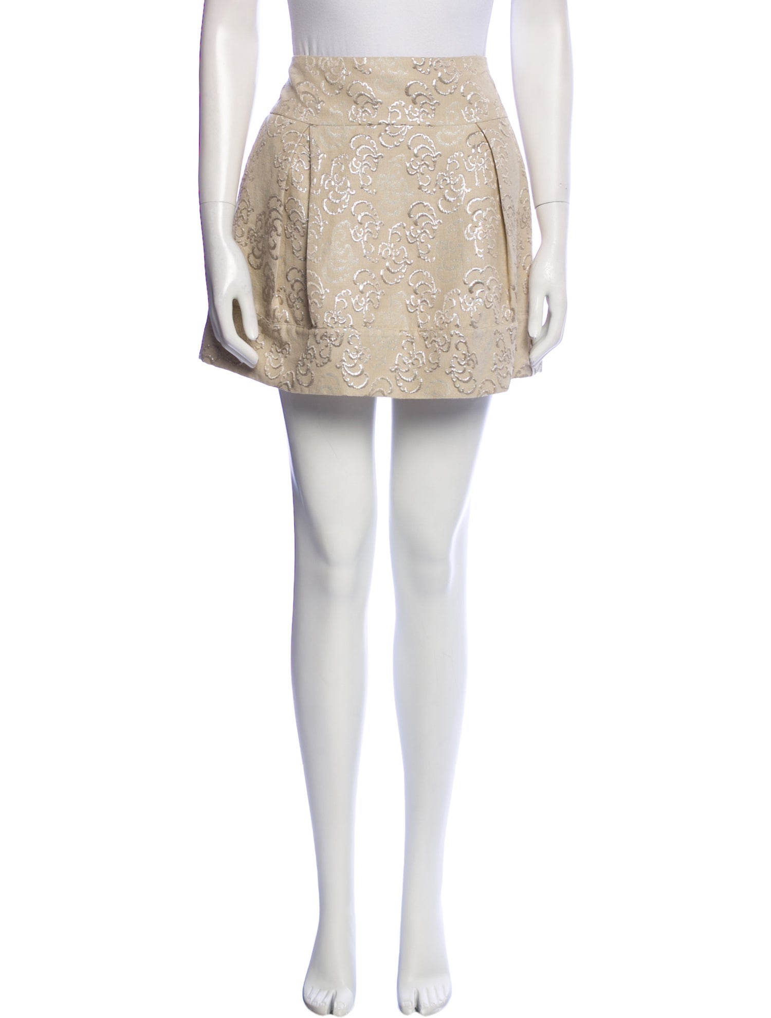 Simonetta Virgin Wool Mini Skirt