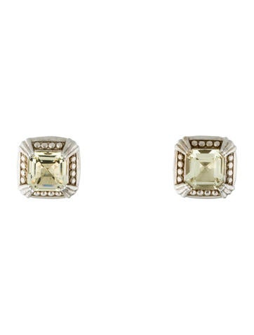 Slane Sterling Crystal Voltaire Stud Earrings