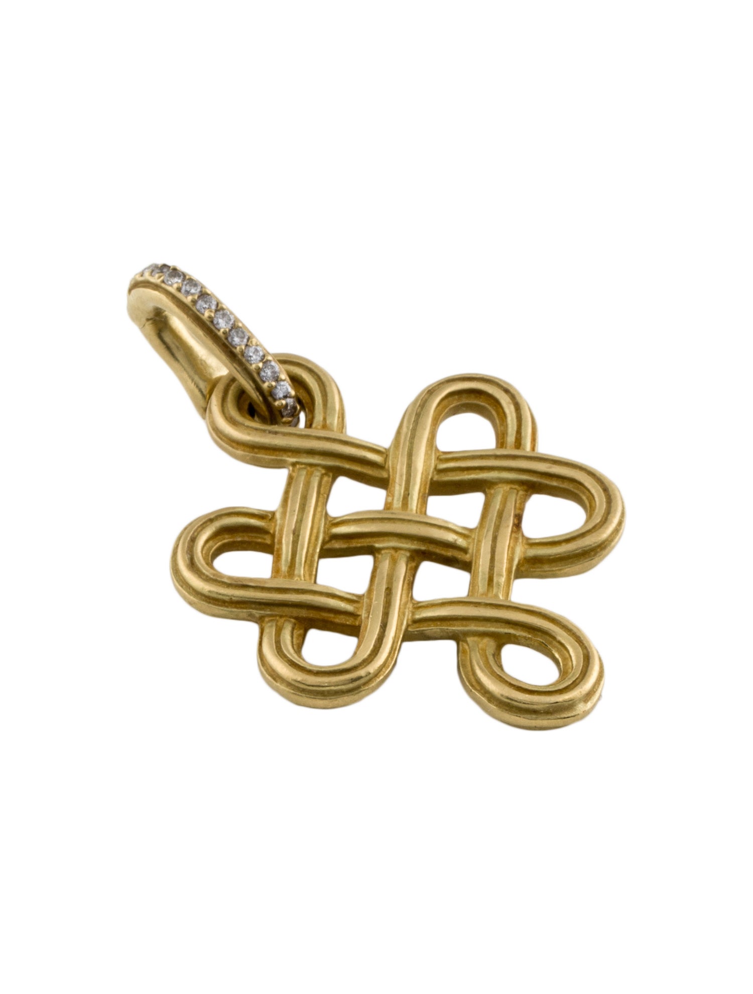 Slane 18K Diamond Pendant