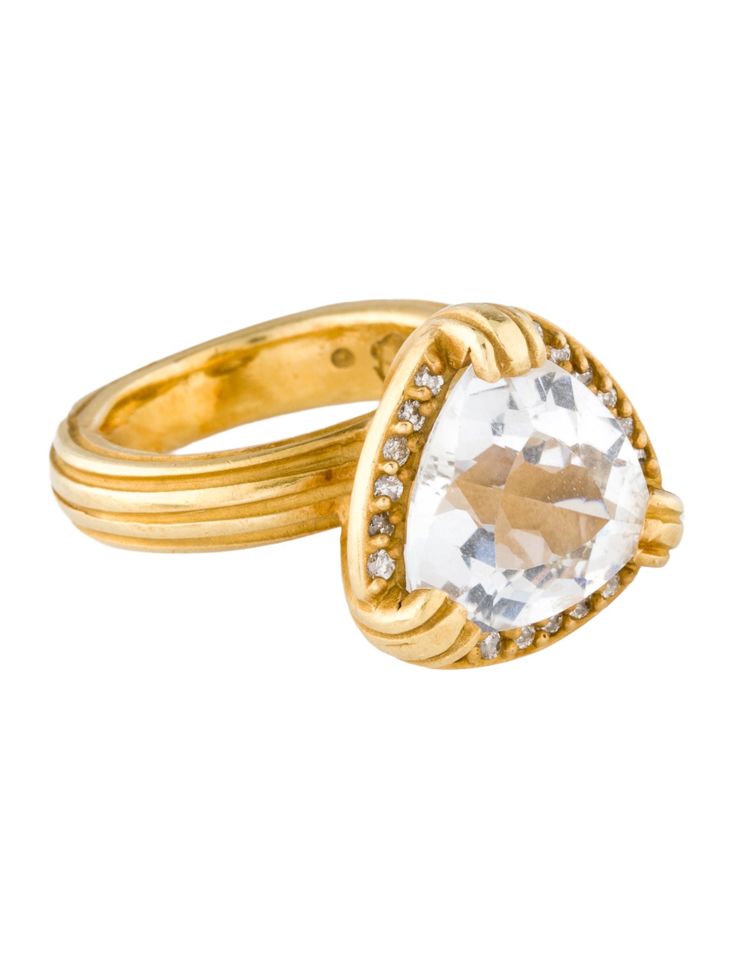 Slane 18K Topaz & Diamond Calypso Ring