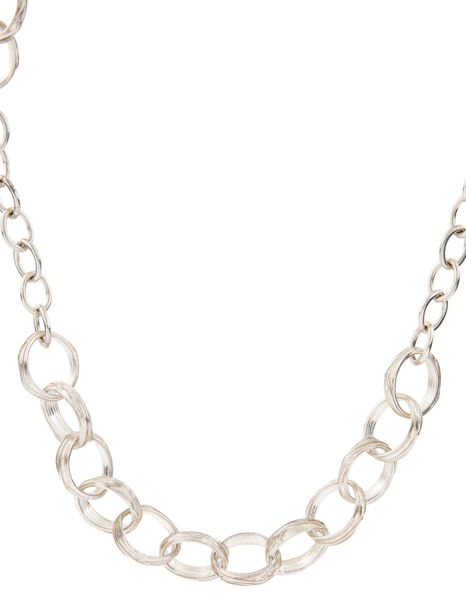 Slane Mixed Ribbon Link Toggle Necklace