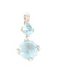 Slane Topaz Calypso Double Drop Pendant