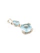 Slane Topaz Calypso Double Drop Pendant