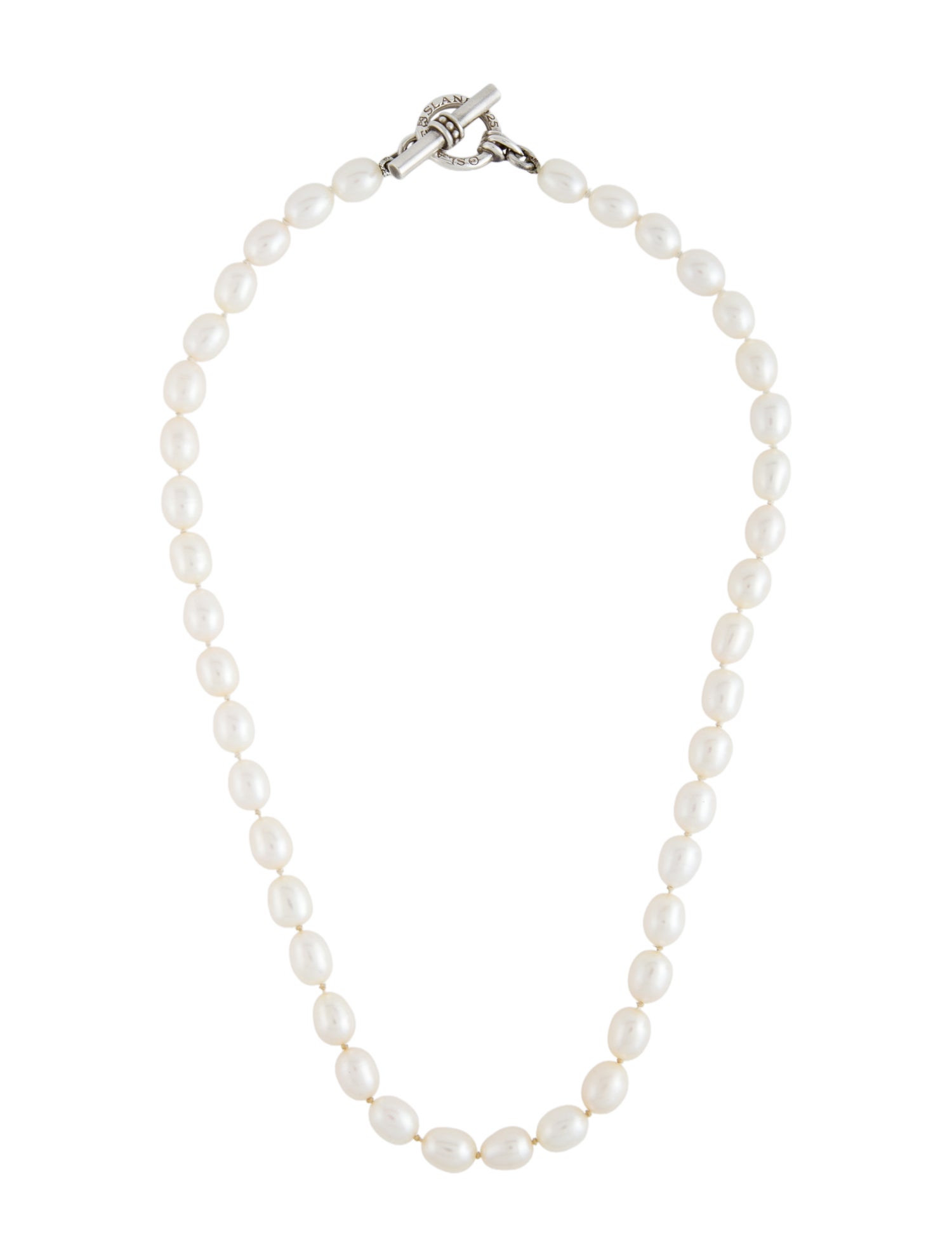 Slane Pearl Bead Strand Toggle Necklace
