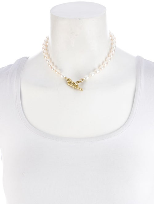 Slane 18K Pearl Strand Toggle Necklace