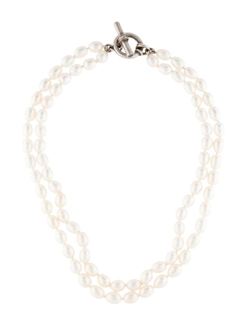 Slane Pearl & Diamond Double Strand Necklace