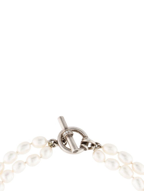 Slane Pearl & Diamond Double Strand Necklace