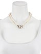 Slane Pearl & Diamond Double Strand Necklace