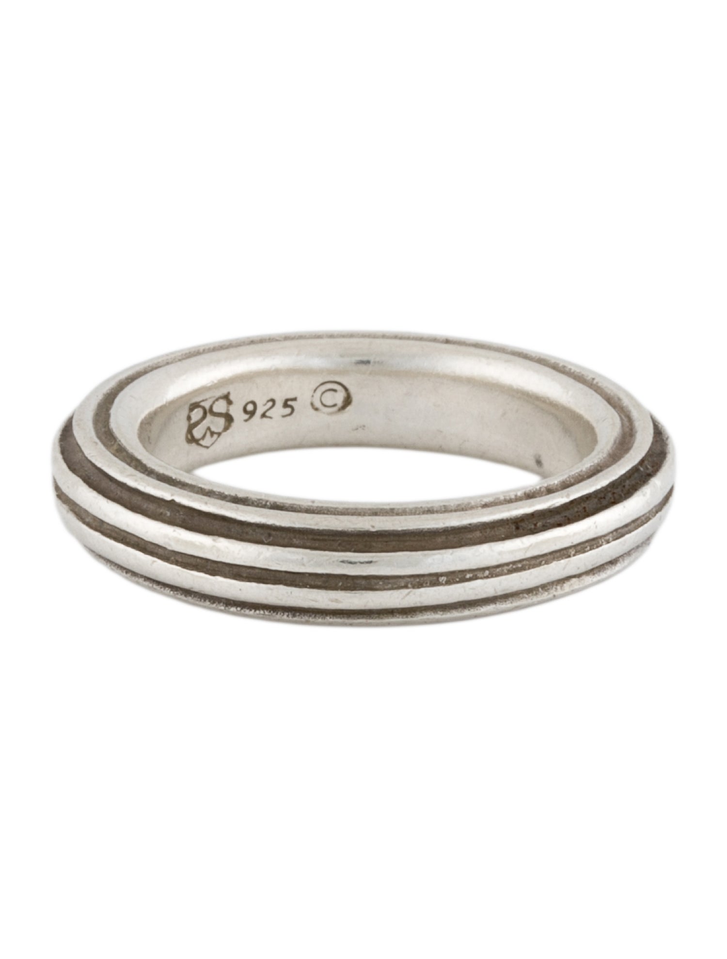Slane Ridged Band Ring