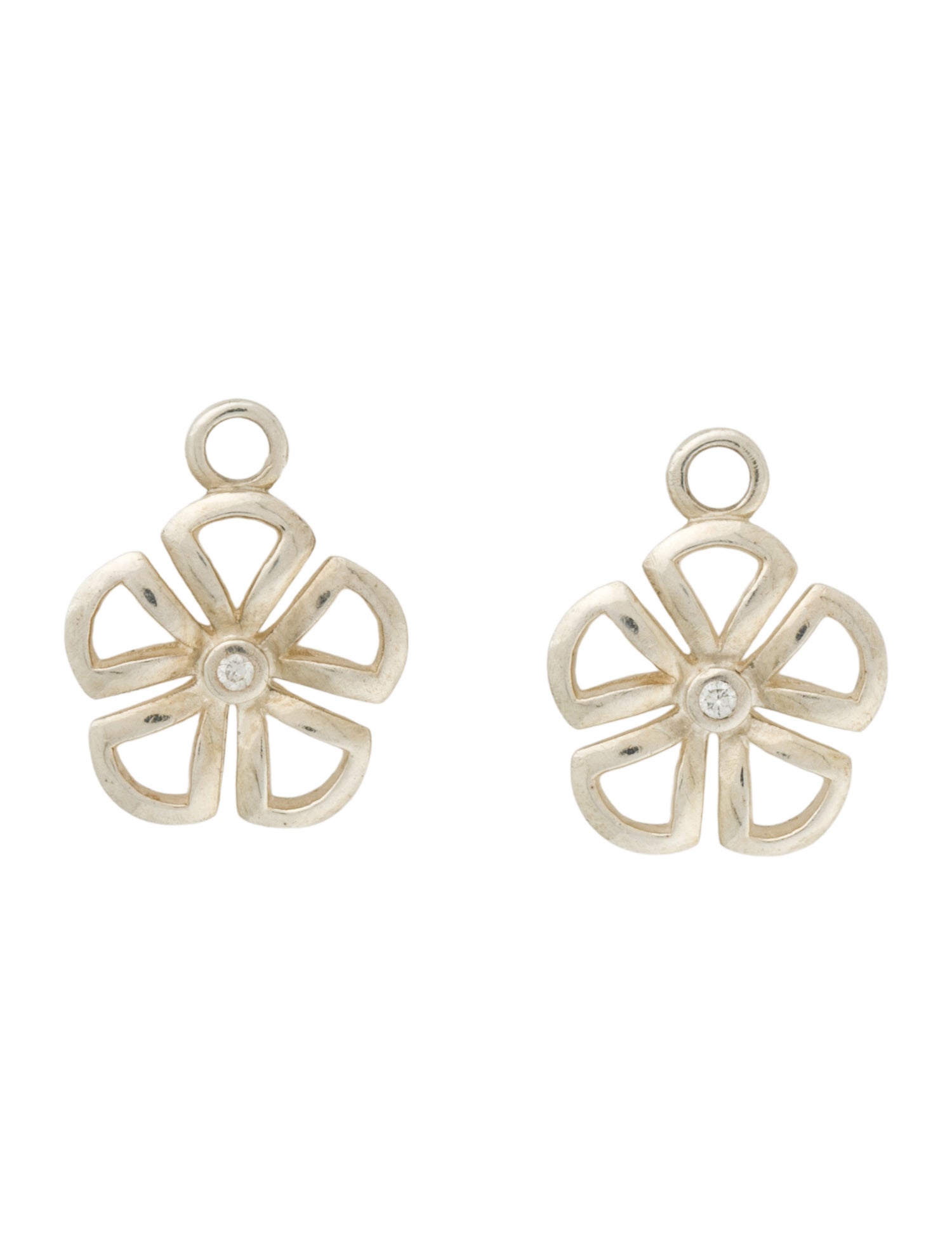 Slane Diamond Flower Earring Enhancers