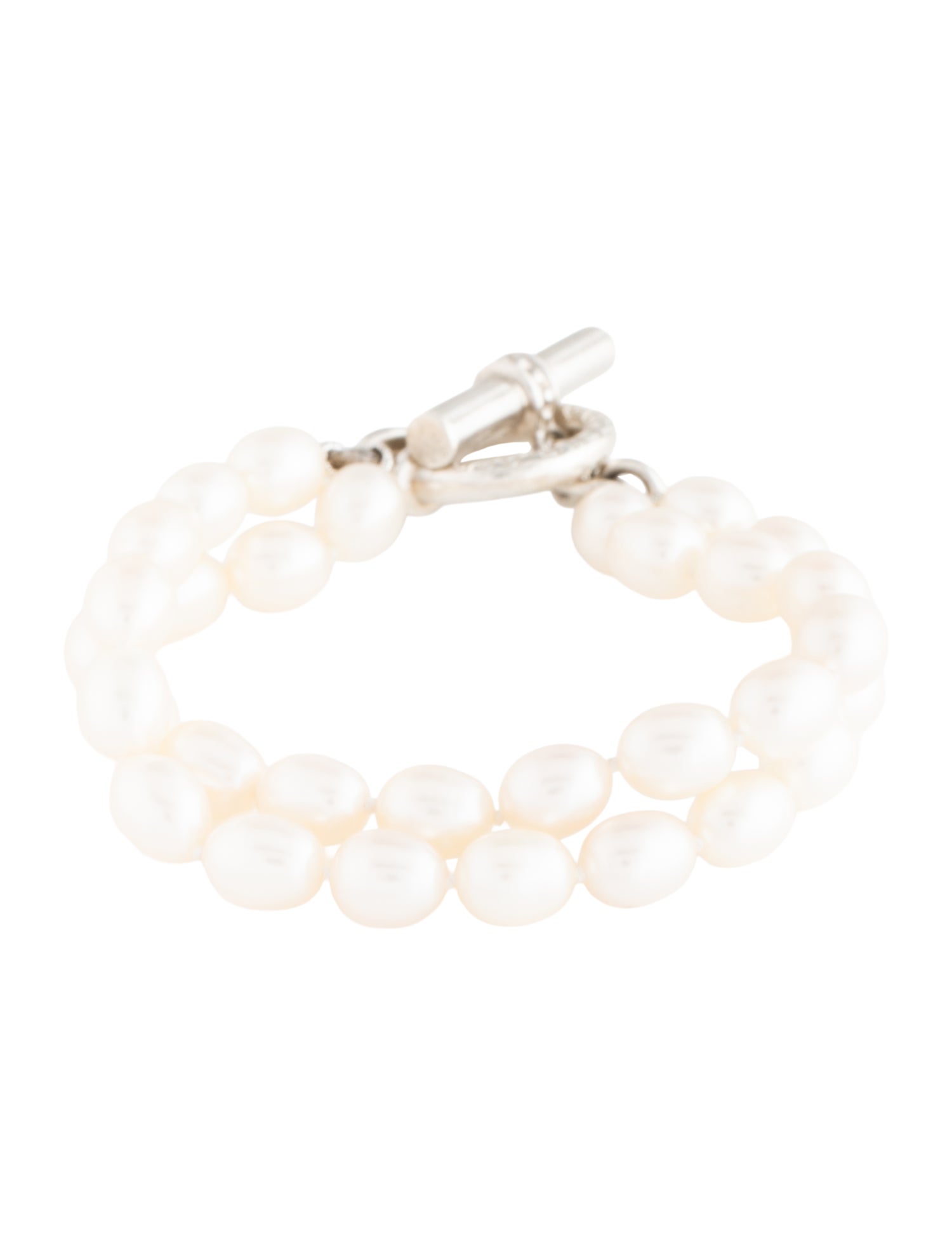 Slane Pearl Double Strand Toggle Bracelet