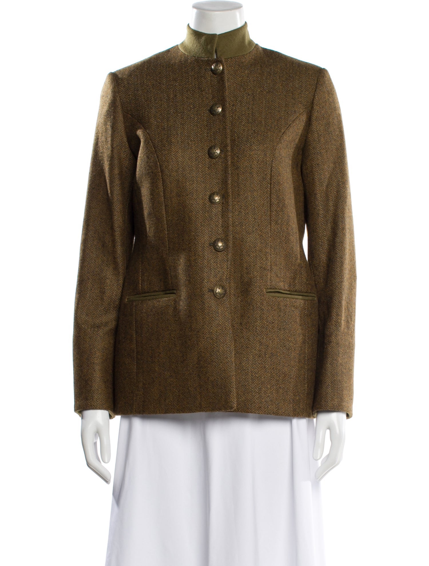 Sanoe Virgin Wool Striped Evening Jacket