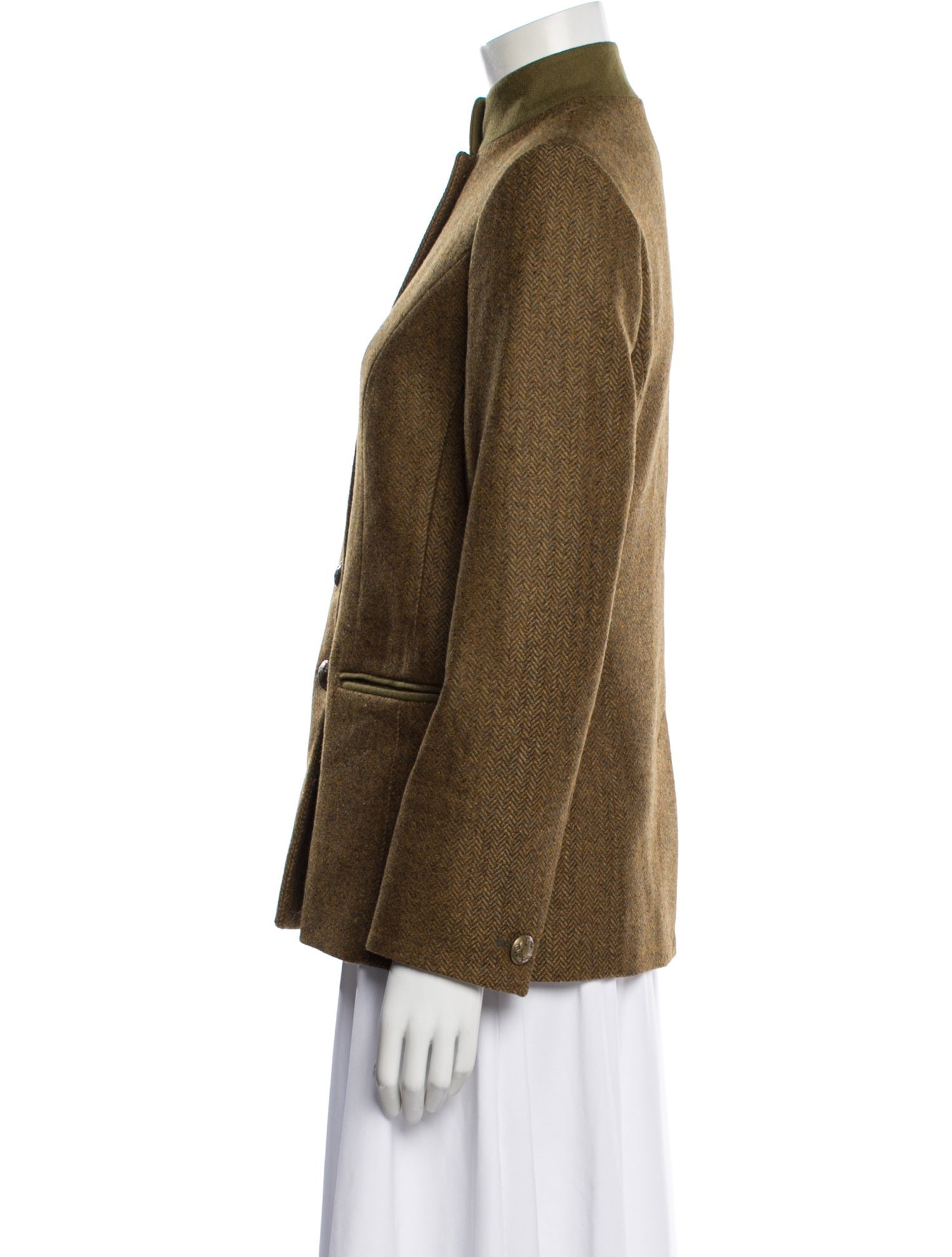 Sanoe Virgin Wool Striped Evening Jacket