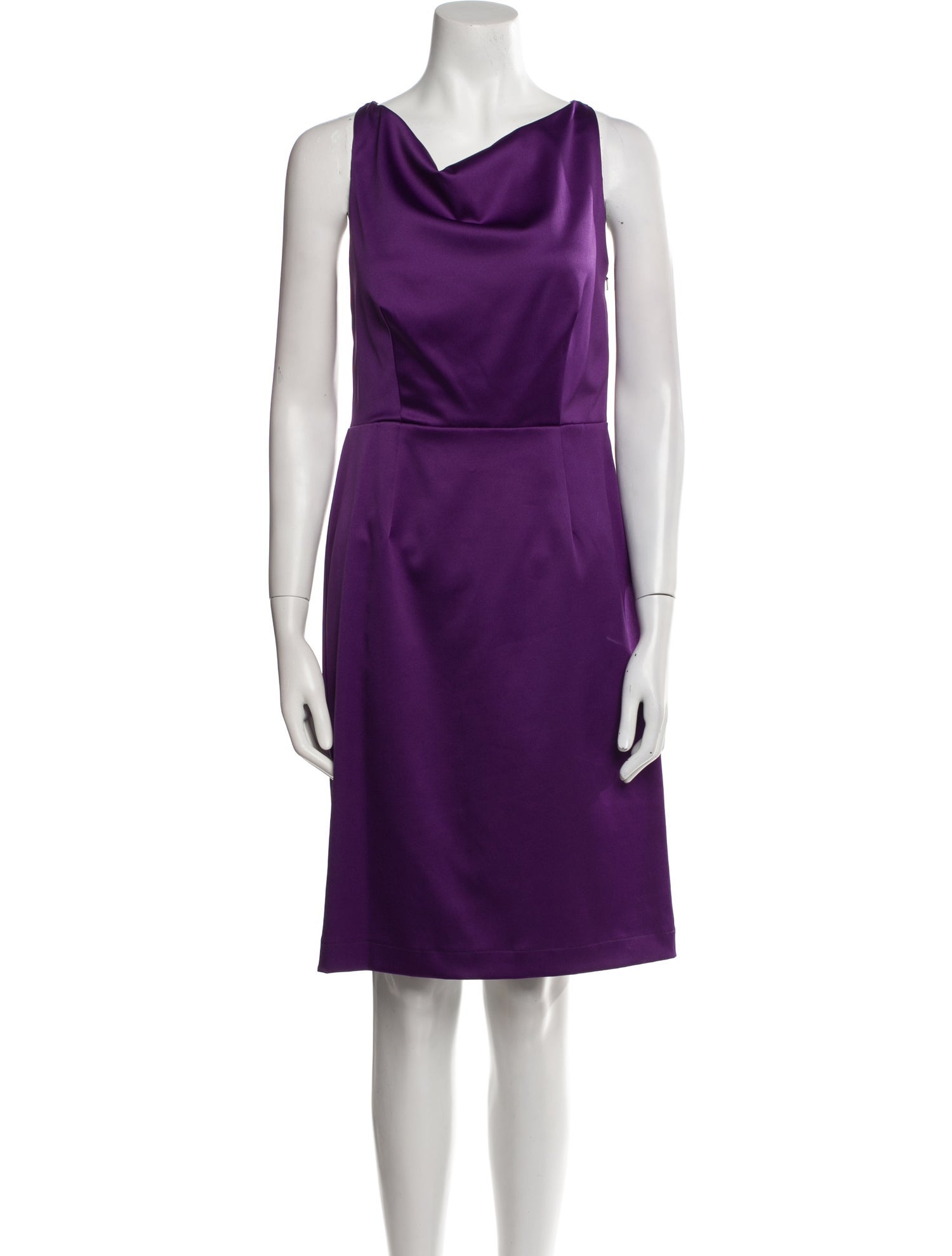 Sara Berman Cowl Neck Knee-Length Dress