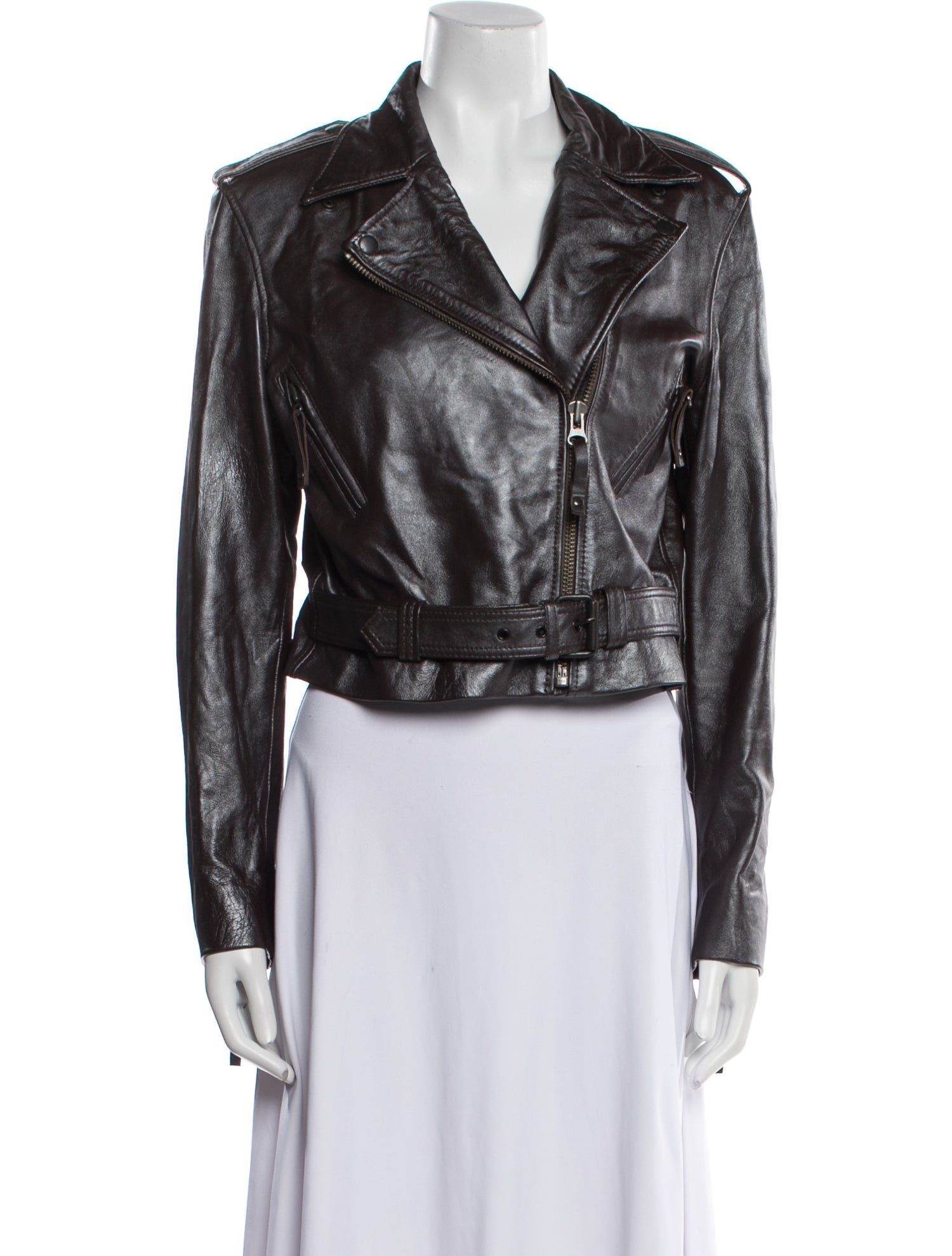 Sara Berman Linen Biker Jacket