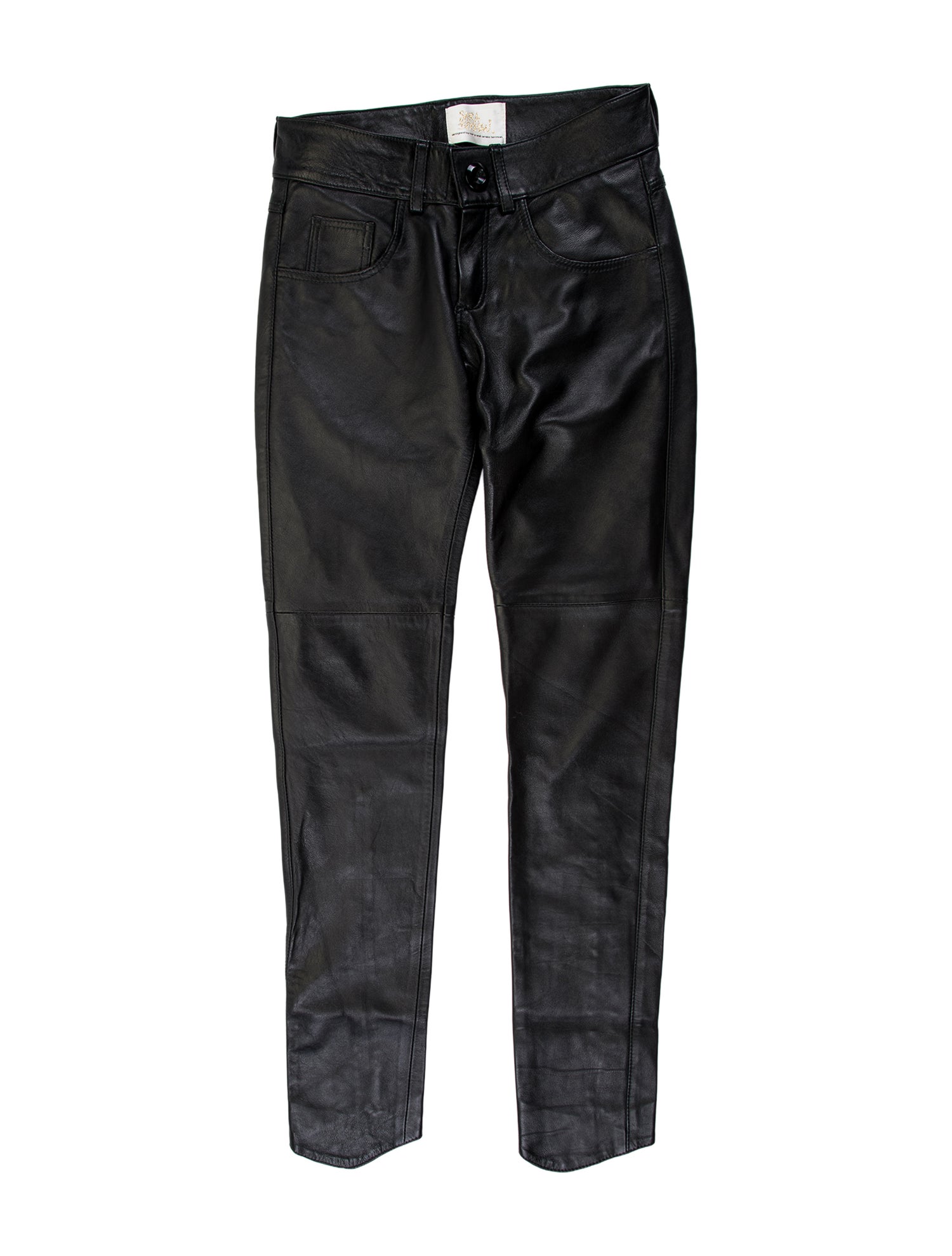 Sara Berman Leather Skinny Leg Pants