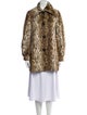 Sara Berman Animal Print Faux Fur Coat