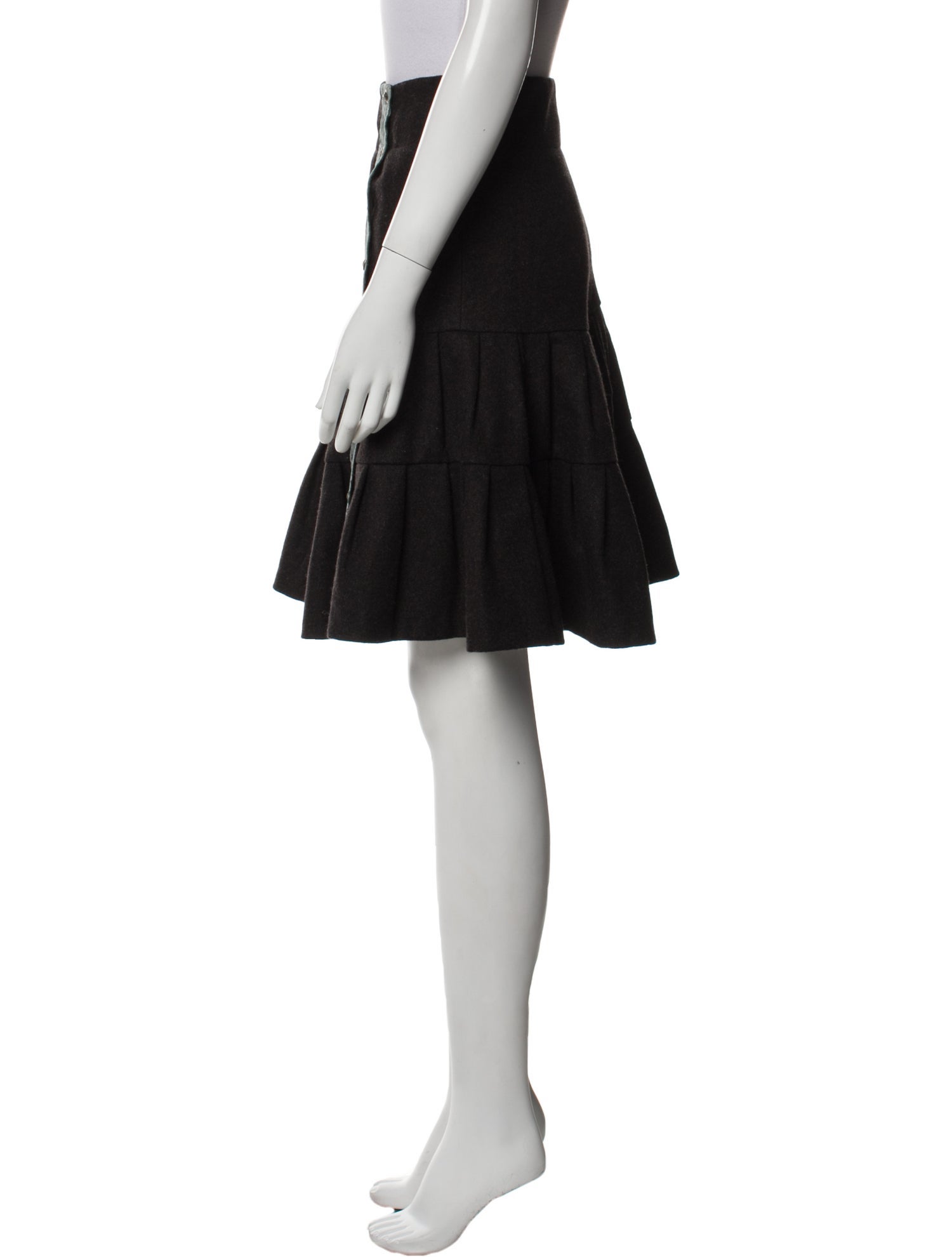 Sara Berman Wool Knee-Length Skirt