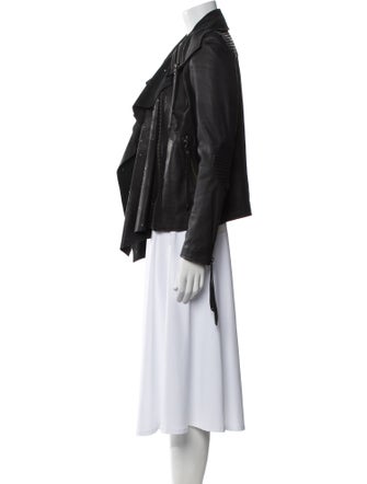 Sara Berman Linen Biker Jacket