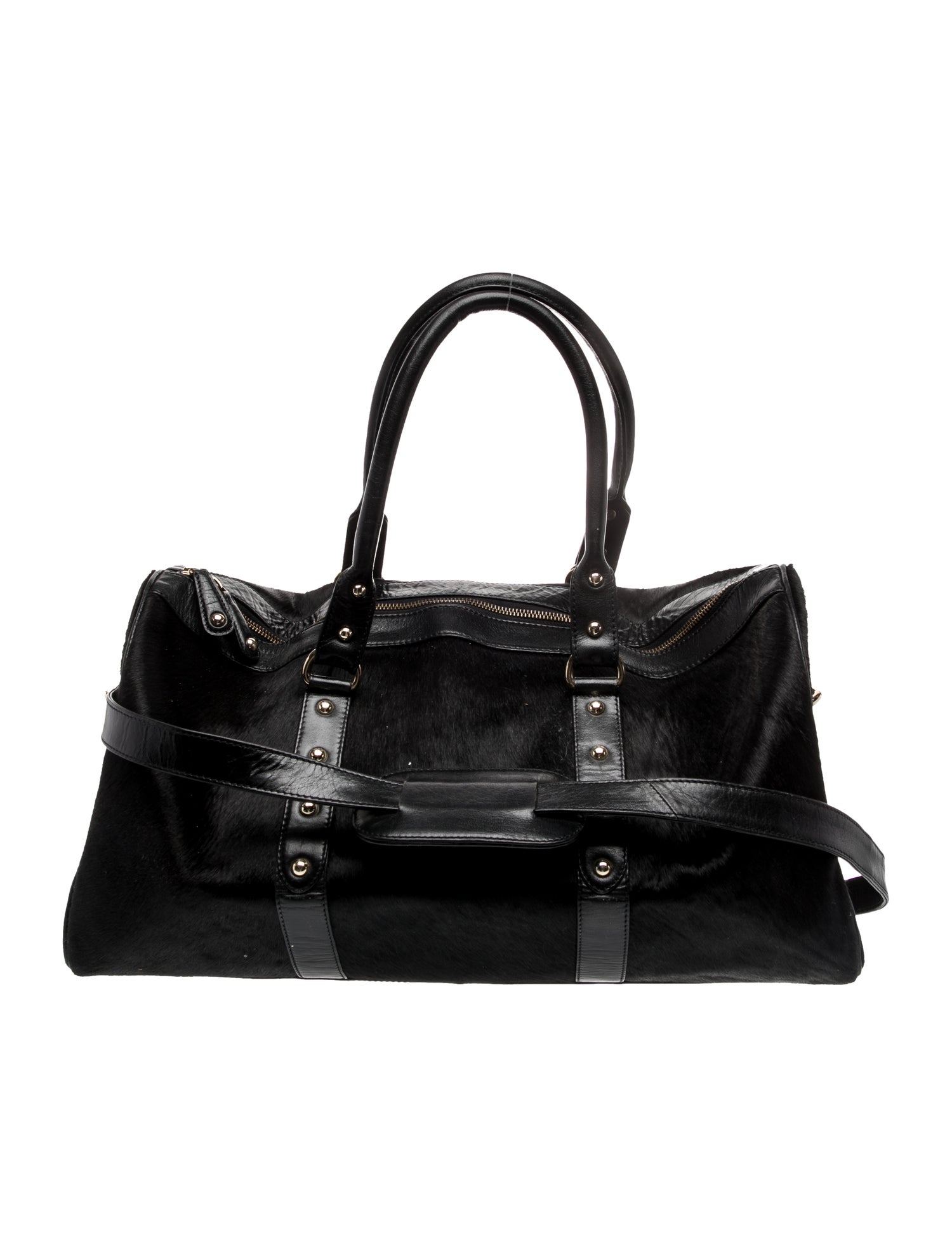 Sara Berman Calf Hair Weekender Bag