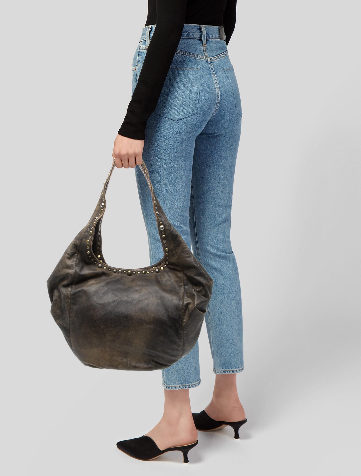 Sara Berman Leather Hobo