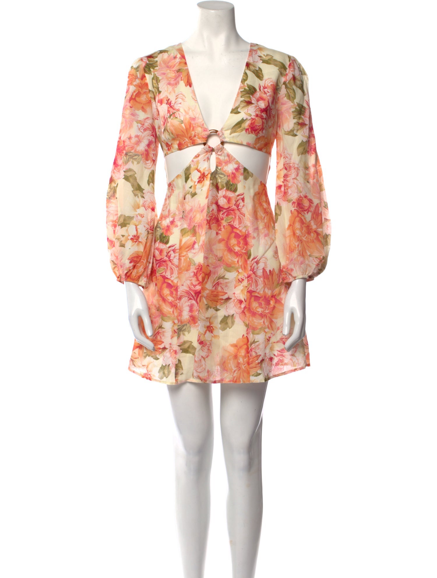 Saulee Floral Print Mini Dress